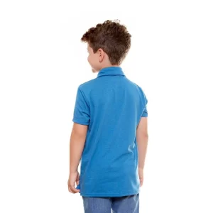 Camiseta Infantil cuello polo Medalla de San Benito