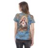 Camiseta Femenina Tipo T-Shirt Sagrado Corazón de Jesús e Inmaculado Corazón de María - Image 3