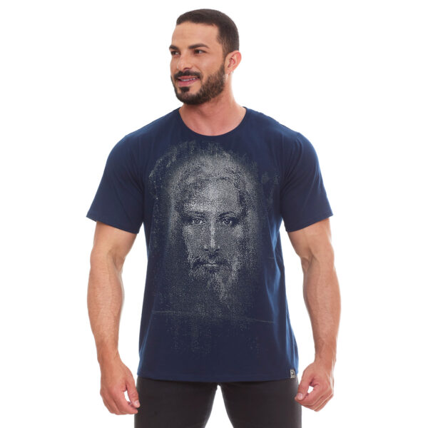 Camiseta Masculina del Sagrado Rostro de Jesús - Image 3