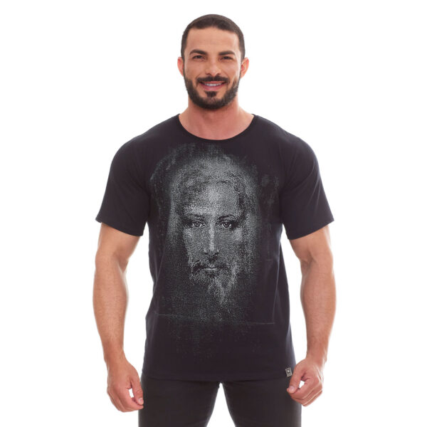 Camiseta Masculina del Sagrado Rostro de Jesús