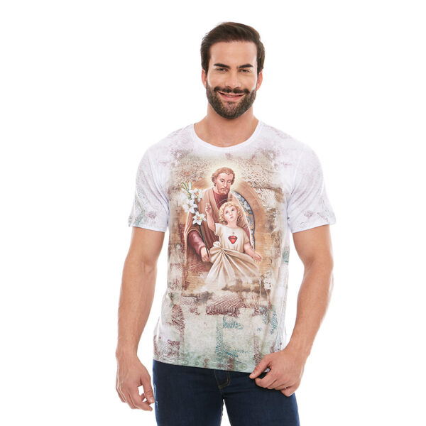 Camiseta Masculina San José Corazón