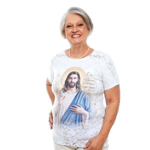 Camiseta Femenina tipo T Shirt Jesús