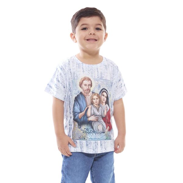 Camiseta Infantil unisex líneas de la Sagrada Familia