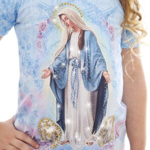 Camiseta Infantil Virgen Medalla Milagrosa