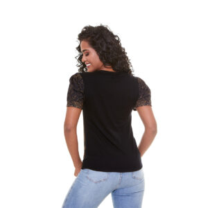 Camiseta Femenina Tipo T-Shirt Sagrado Corazón de Jesús