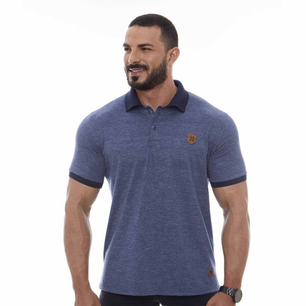 Camiseta Masculina cuello polo del Salmo 23