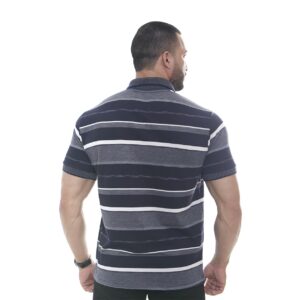 Camiseta Masculina cuello polo a rayas de San Benito