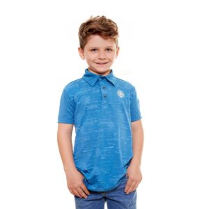 Camiseta Infantil cuello polo Medalla de San Benito