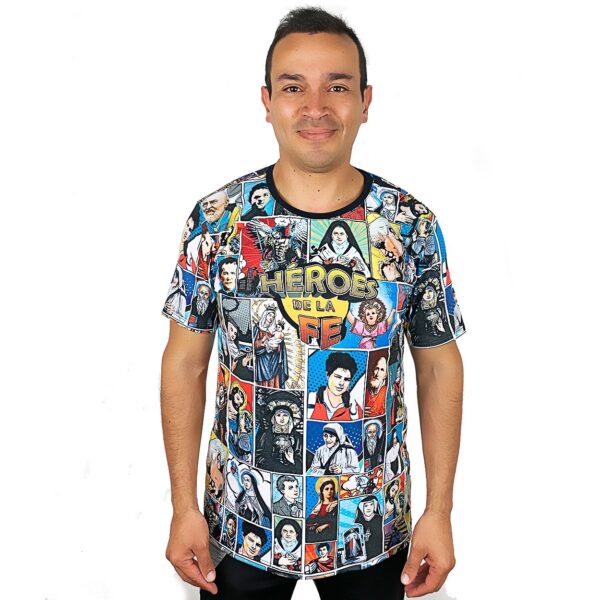 Camiseta Masculina Héroes de la Fe