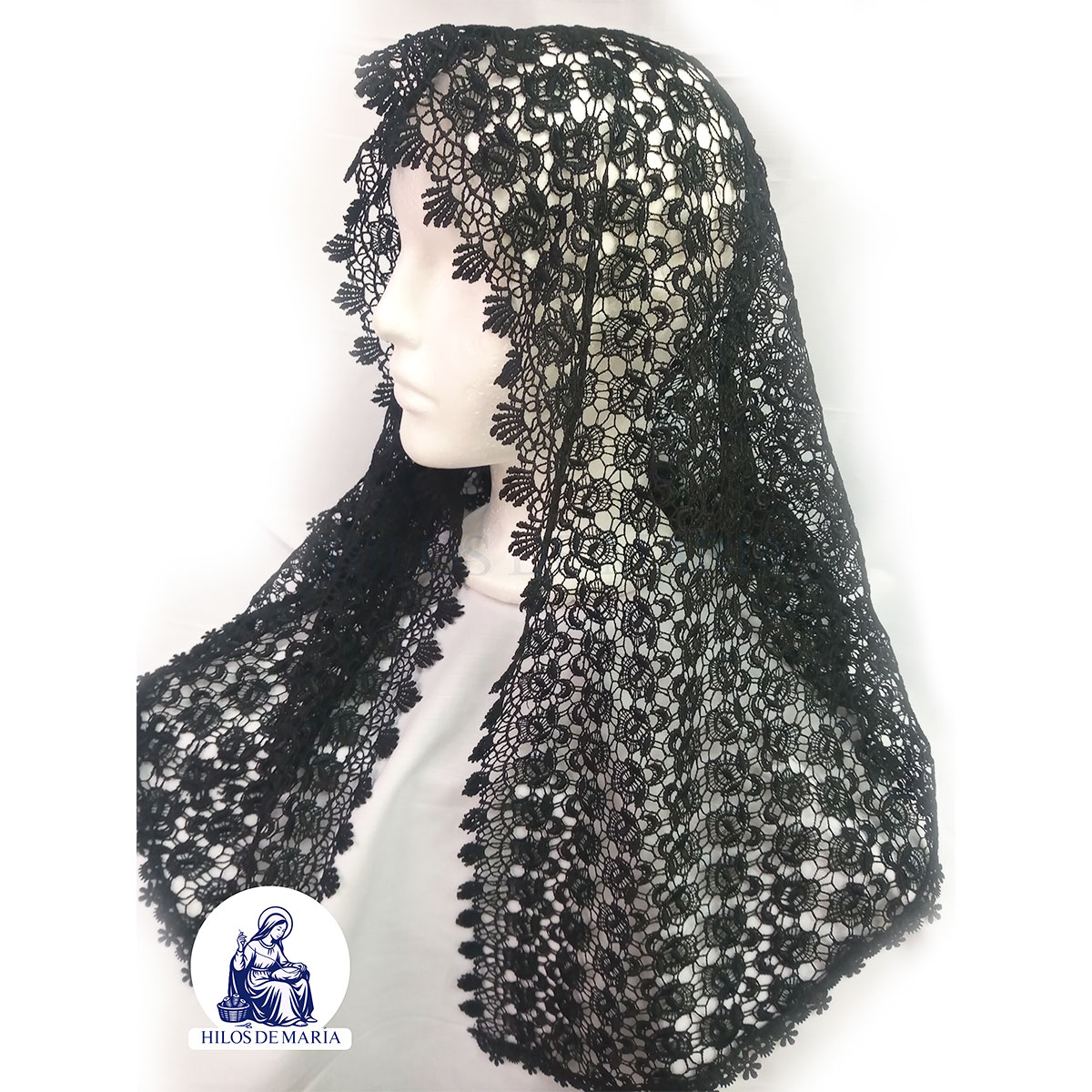 Mantilla mediana negra