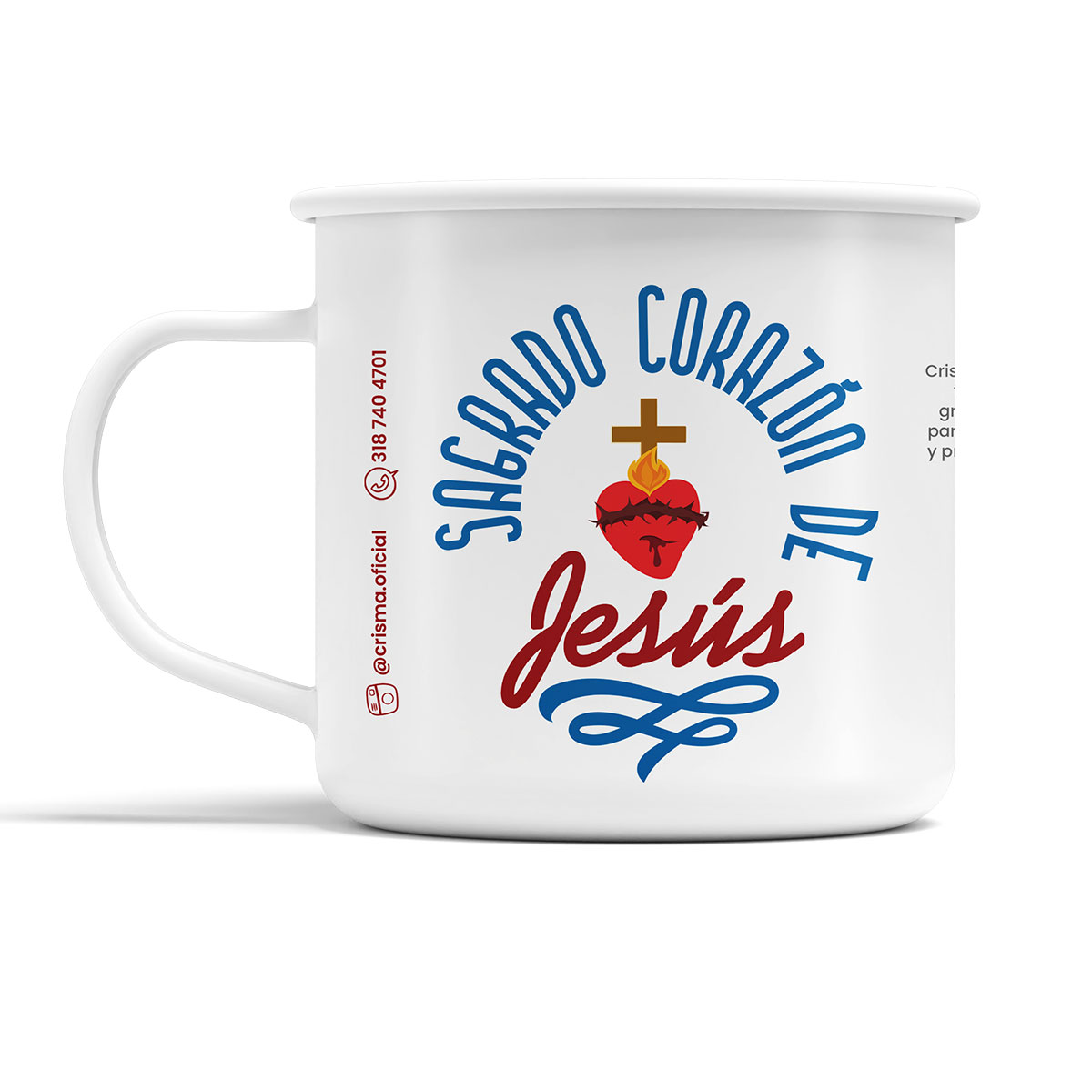 Minimug Porcelana SAGRADO CORAZÓN DE JESÚS