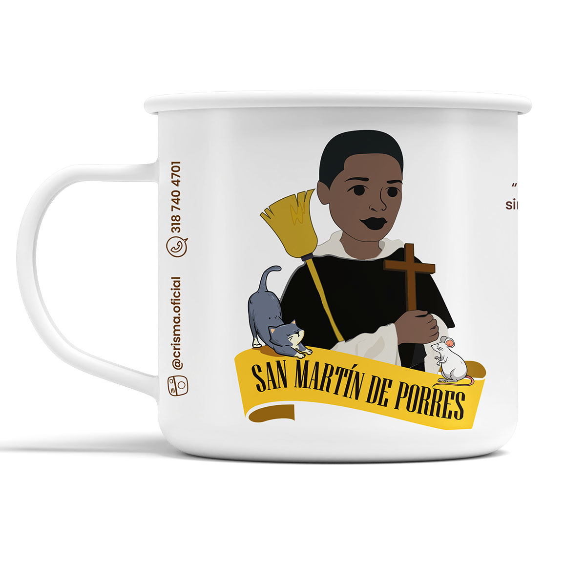 Minimug Porcelana MARTÍN DE PORRES