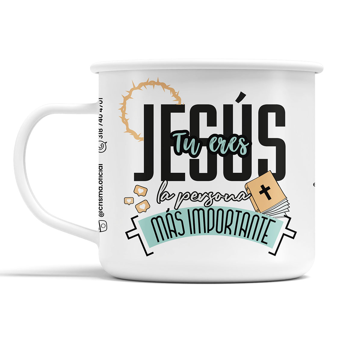 Mug Peltre JESUS TU ERES