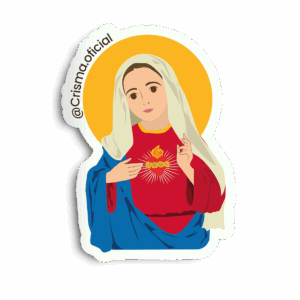 Stickers Pequeño INMACULADO CORAZÓN DE MARIA