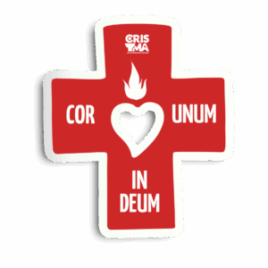 Stickers Pequeño COR UNUM IN DEO