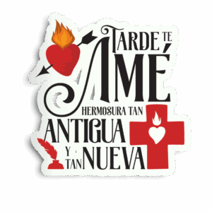 Stickers Pequeño TARDE TE AMÉ