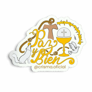 Sticker Grande PAZ Y BIEN