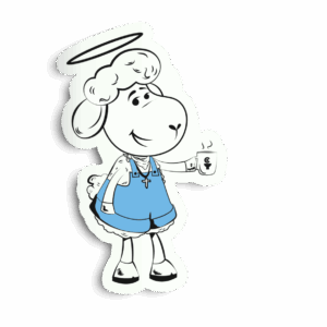 Sticker Grande OVEJA CRISMA